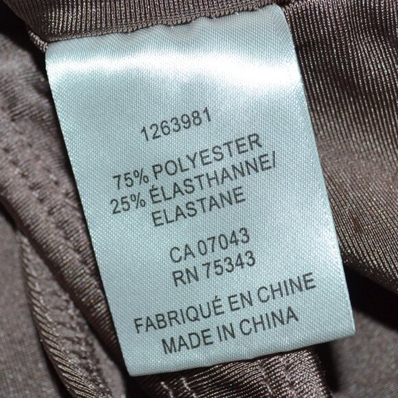 Bailey 44 Women Silky Brown Bodysuit Small - Picture 4 of 10